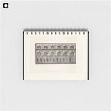 アートメモ帳-Man on Horse
 - エドワード マイブリッジ Memo.