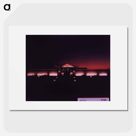 アートポスター-National Library of Medicine, Nocturne
 - 国立医学図書館 Poster.