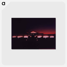 アートポストカード-National Library of Medicine, Nocturne
 - 国立医学図書館 Postcard.