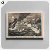 アートパネル-Great Naval Battle off the Yalu River
 - セントルイス美術館 Canvas.