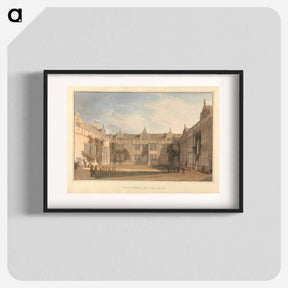 アートポスター-The Court at Rushton Hall, Northamptonshire
 - イェール大学アートギャラリー Poster.