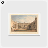 アートポストカード-The Court at Rushton Hall, Northamptonshire
 - イェール大学アートギャラリー Postcard.