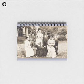 アートメモ帳-Adults in Front Yard
 - セントルイス美術館 Memo.