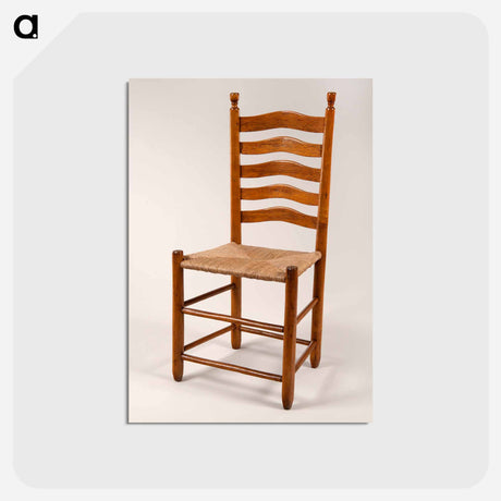 アートポストカード-Ladder-back Side Chair
 - バーンズ・コレクション Postcard.