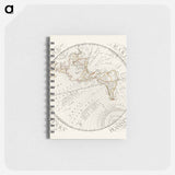 アートメモ帳-Earth's Western Planisphere
 - ボストン公共図書館 Memo.