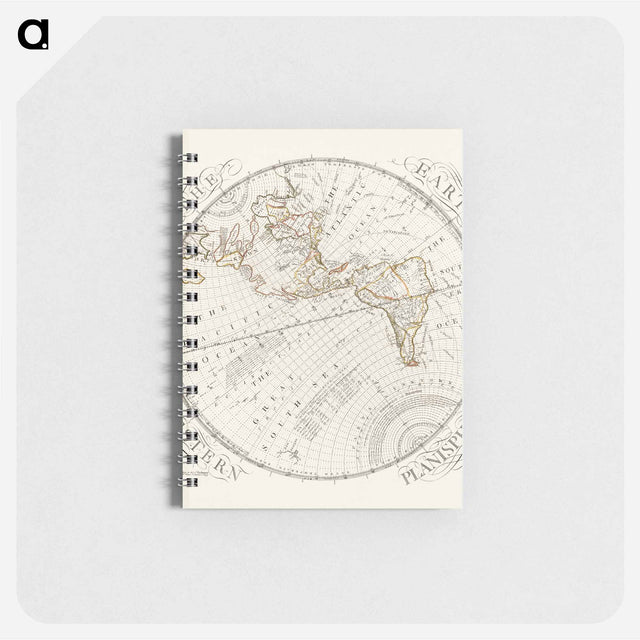 アートメモ帳-Earth's Western Planisphere
 - ボストン公共図書館 Memo.