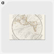 アートポストカード-Earth's Western Planisphere
 - ボストン公共図書館 Postcard.