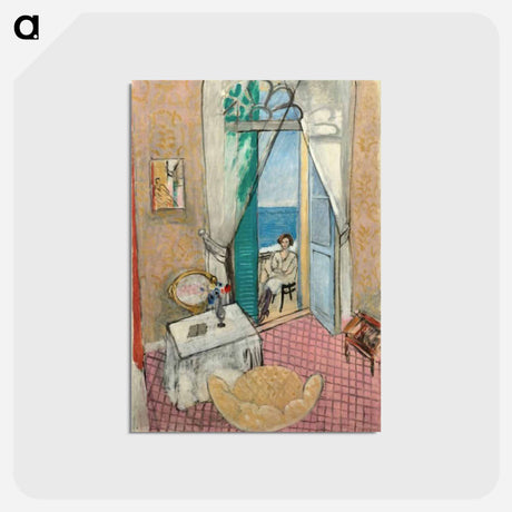 アートポストカード-Interior at Nice - アンリ マティス Postcard.
