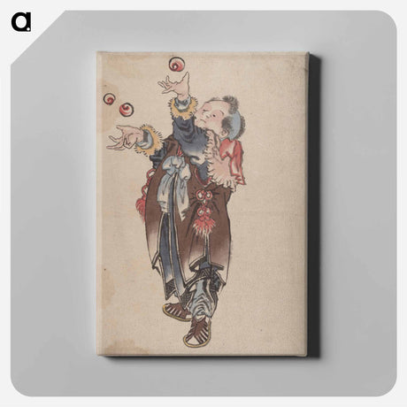 アートパネル-Katsushika Hokusai's Edo period - 葛飾 北斎 Canvas.