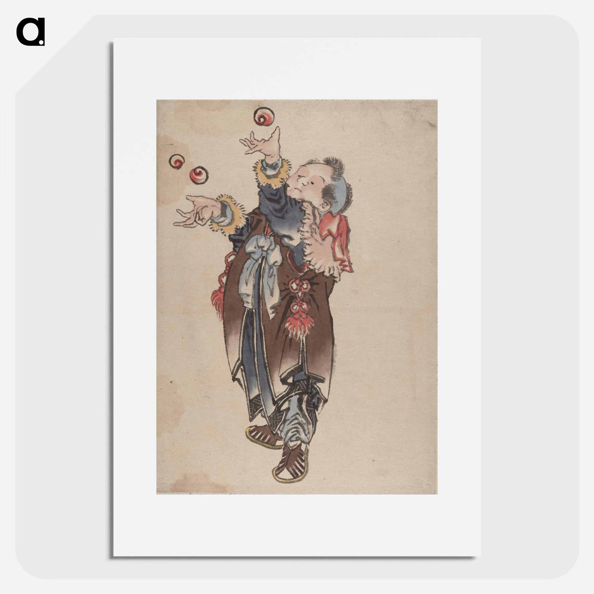 アートポスター-Katsushika Hokusai's Edo period - 葛飾 北斎 Poster.