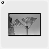 アートポストカード-The Flags are Out on the Fourth of July, Vale, Oregon
 - ラッセル リー Postcard.