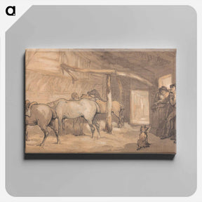 アートパネル-The Stable of an Inn
 - イェール大学アートギャラリー Canvas.