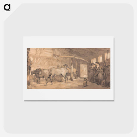 アートポストカード-The Stable of an Inn
 - イェール大学アートギャラリー Postcard.