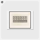 アートポストカード-Man on Horse
 - エドワード マイブリッジ Postcard.