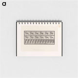 アートメモ帳-Man on Horse
 - エドワード マイブリッジ Memo.