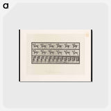 アートポストカード-Man on Horse
 - エドワード マイブリッジ Postcard.
