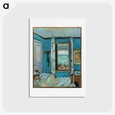 アートポストカード-Étretat Interior - アンリ マティス Postcard.