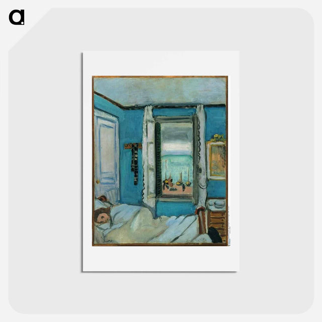 アートポストカード-Étretat Interior - アンリ マティス Postcard.