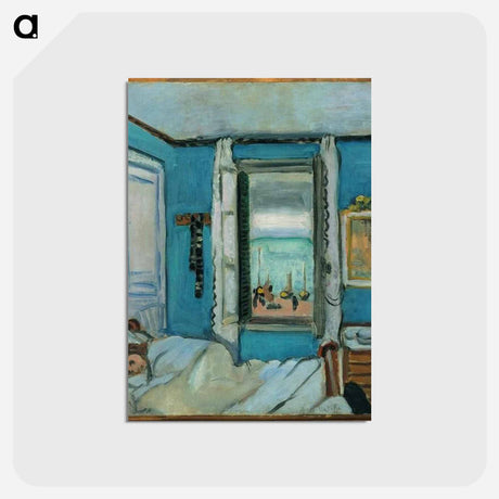 アートポストカード-Étretat Interior - アンリ マティス Postcard.