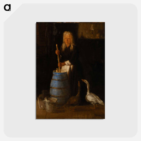 アートポストカード-The Blue Churn
 - バーンズ・コレクション Postcard.