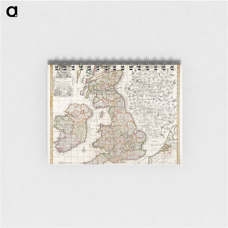 アートメモ帳-Map of England, Scotland and Ireland
 - ボストン公共図書館 Memo.