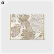 アートポストカード-Map of England, Scotland and Ireland
 - ボストン公共図書館 Postcard.