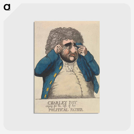 アートポストカード-Charley Boy Crying for the Loss of his Political Father
 - イェール大学アートギャラリー Postcard.