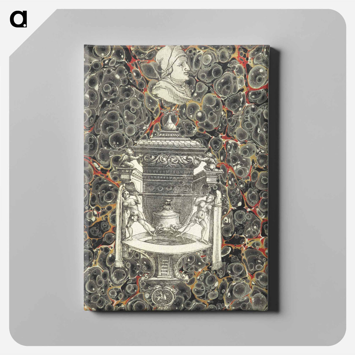 アートパネル-Decorative Paper
 - 大英図書館 Canvas.