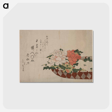 アートポストカード-Basket of Peonies
 - クリーブランド美術館 Postcard.