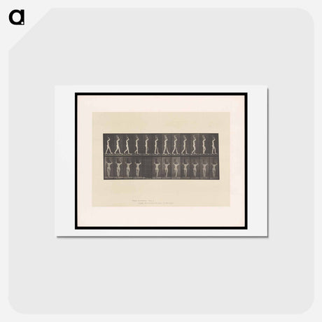 アートポストカード-Woman with Basket
 - エドワード マイブリッジ Postcard.