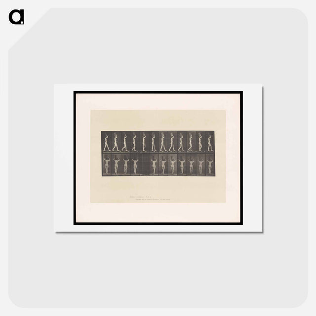 アートポストカード-Woman with Basket
 - エドワード マイブリッジ Postcard.
