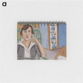 アートメモ帳-Woman and Screen - アンリ マティス Memo.