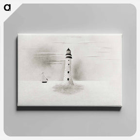 アートパネル-Eddystone Lighthouse
 - クリーブランド美術館 Canvas.