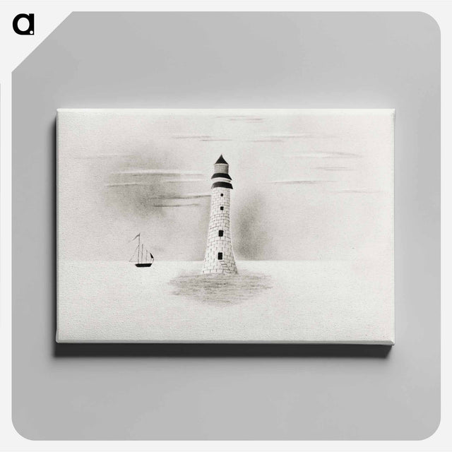 アートパネル-Eddystone Lighthouse
 - クリーブランド美術館 Canvas.