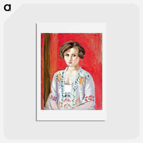 アートポストカード-The Bulgarian Blouse - アンリ マティス Postcard.
