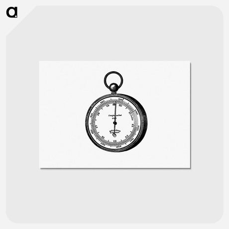 アートポストカード-Aneroid Barometer
 - 大英図書館 Postcard.