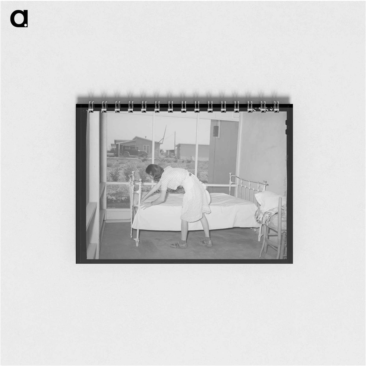 アートメモ帳-Fruit Farmer's House Interior
 - ラッセル リー Memo.