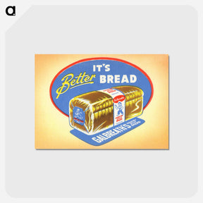 アートポストカード-Galbreath's Country Style Bread
 - ボストン公共図書館 Postcard.