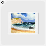 アートポストカード-Gale at Etretat - アンリ マティス Postcard.