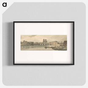 アートポスター-A View of the Pont de la Tournelle and Notre Dame Taken From the Arsenal
 - イェール大学アートギャラリー Poster.