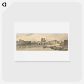 アートポストカード-A View of the Pont de la Tournelle and Notre Dame Taken From the Arsenal
 - イェール大学アートギャラリー Postcard.