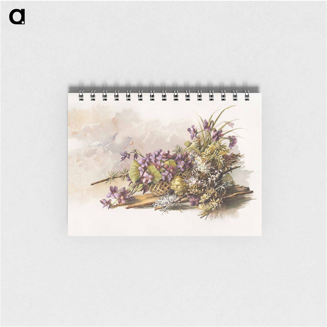 アートメモ帳-Violets
 - ボストン公共図書館 Memo.