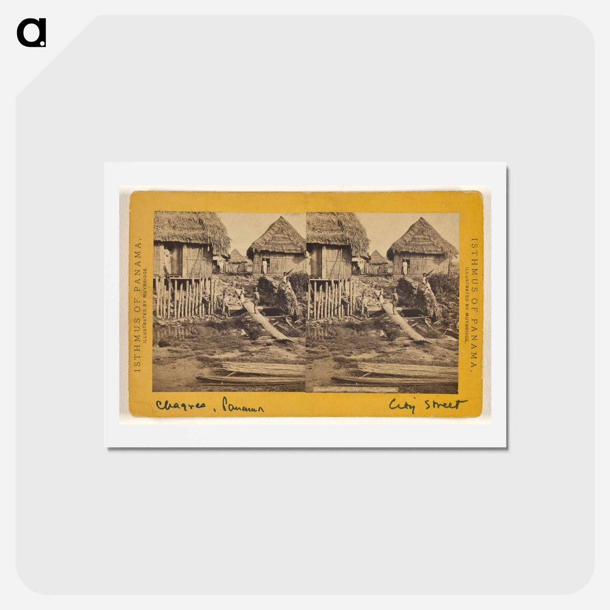 アートポストカード-Changres. The Principal Street
 - エドワード マイブリッジ Postcard.