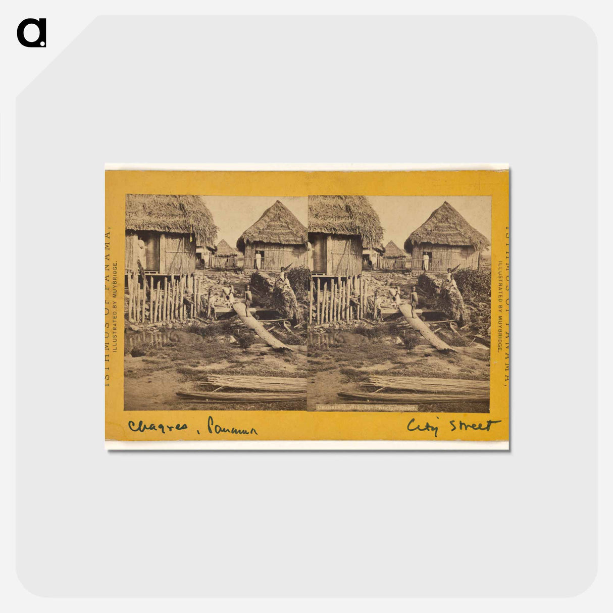 アートポストカード-Changres. The Principal Street
 - エドワード マイブリッジ Postcard.