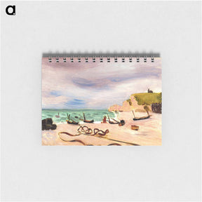 アートメモ帳-Ropes on the Beach at Etretat - アンリ マティス Memo.