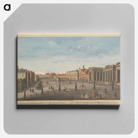 アートパネル-A Prospect of the Parliament House, in College Green, Dublin
 - イェール大学アートギャラリー Canvas.