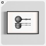 アートポスター-Scoop with Bronze Sieve
 - 大英図書館 Poster.
