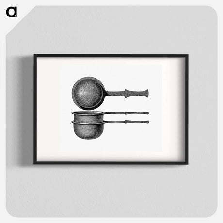 アートポスター-Scoop with Bronze Sieve
 - 大英図書館 Poster.