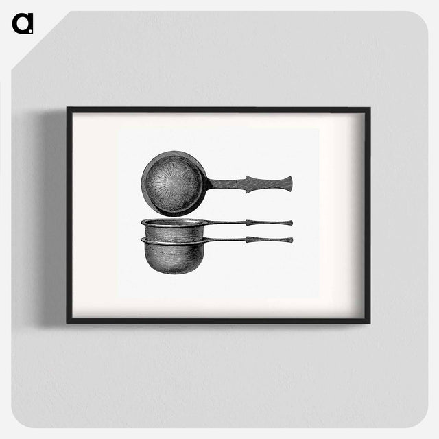 アートポスター-Scoop with Bronze Sieve
 - 大英図書館 Poster.