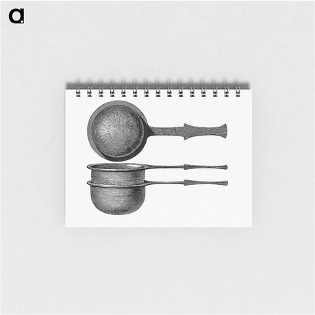 アートメモ帳-Scoop with Bronze Sieve
 - 大英図書館 Memo.